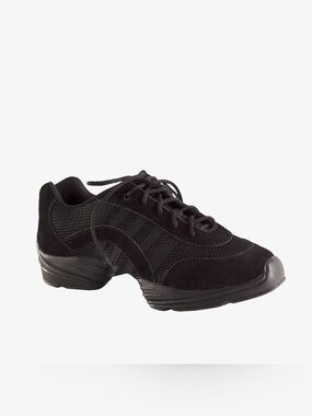 SoDanca - Split Sole Black Dance Sneakers